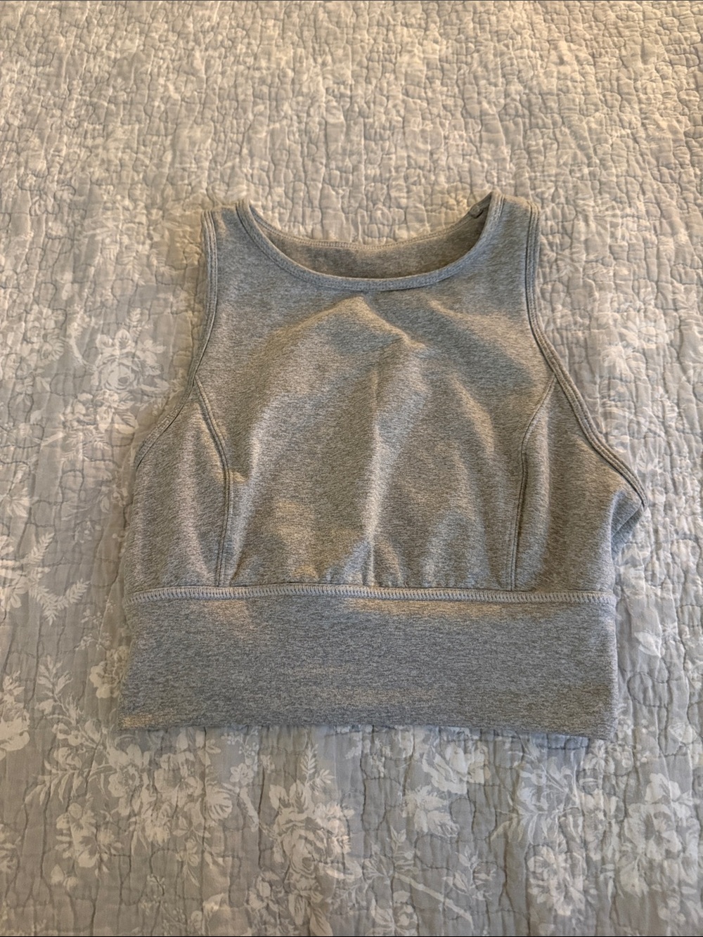 JoyLab Light Gray Athletic Crop Tank